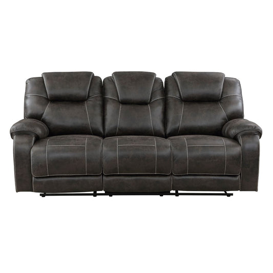 Gainesville - Double Reclining Sofa - Chocolate