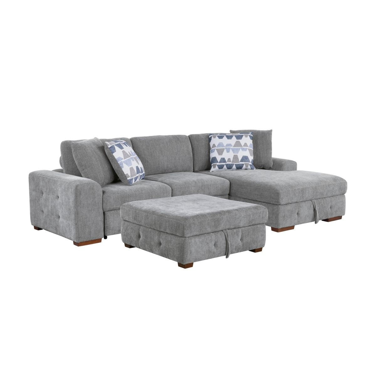 Raife - Sectional With Ottoman