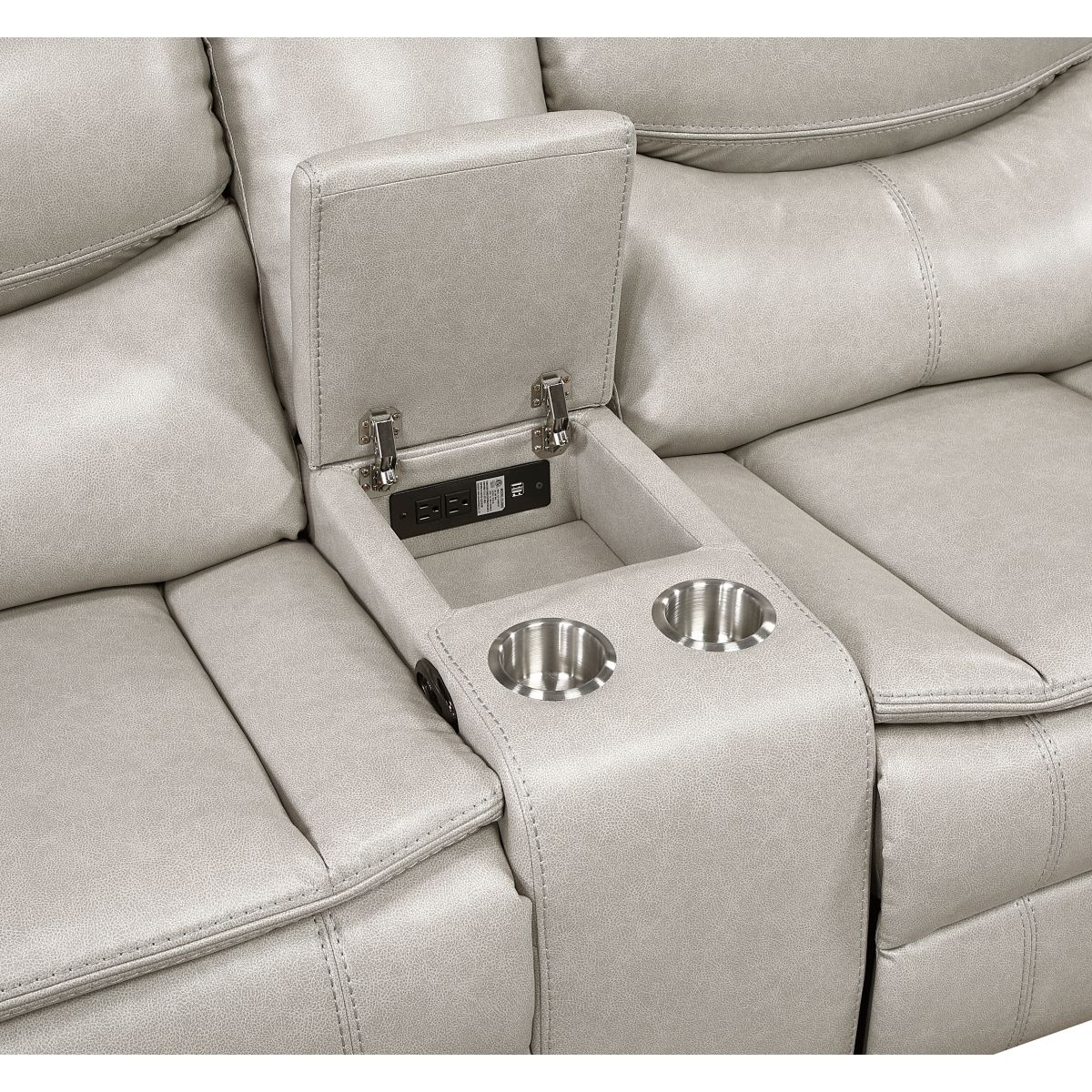 Fargo - 3 Piece Power Reclining Sectional With Right Console