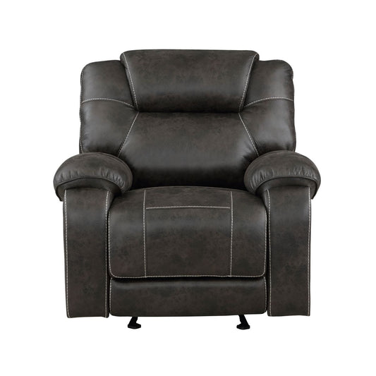 Gainesville - Glider Reclining Chair - Chocolate