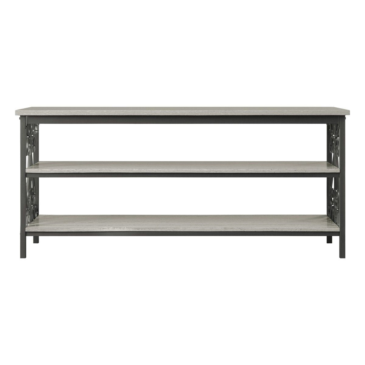 Fairhope - TV Stand/Sofa Table - Beige / Black