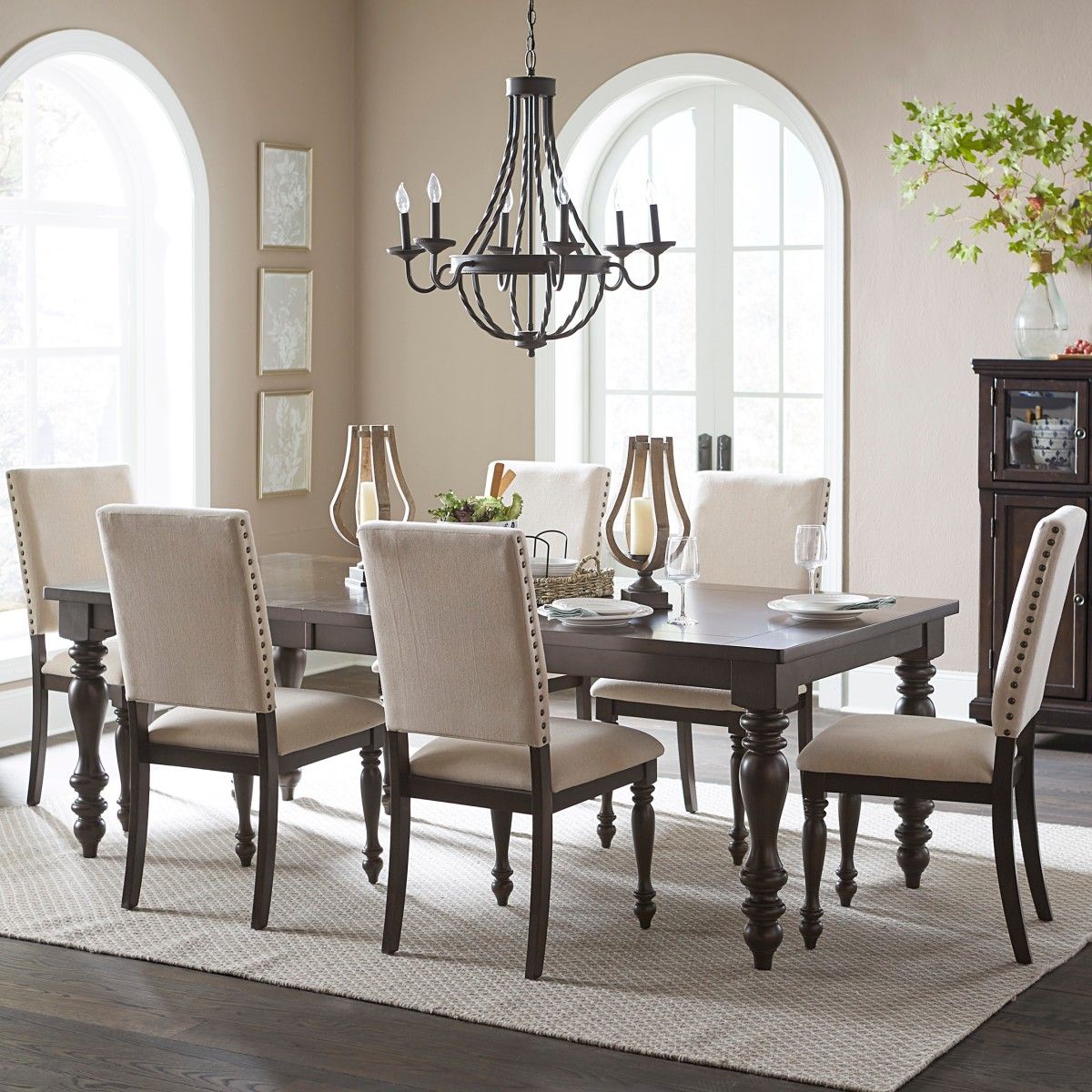Begonia - Dining Table - Brown