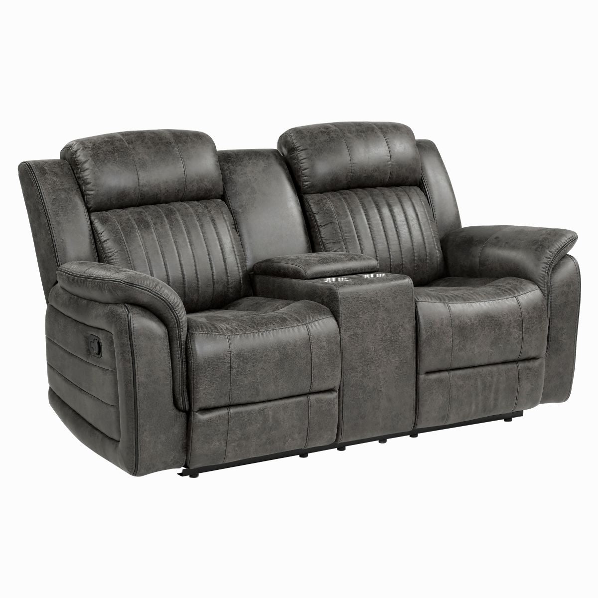 Centeroak - Double Reclining Loveseat With Center Console