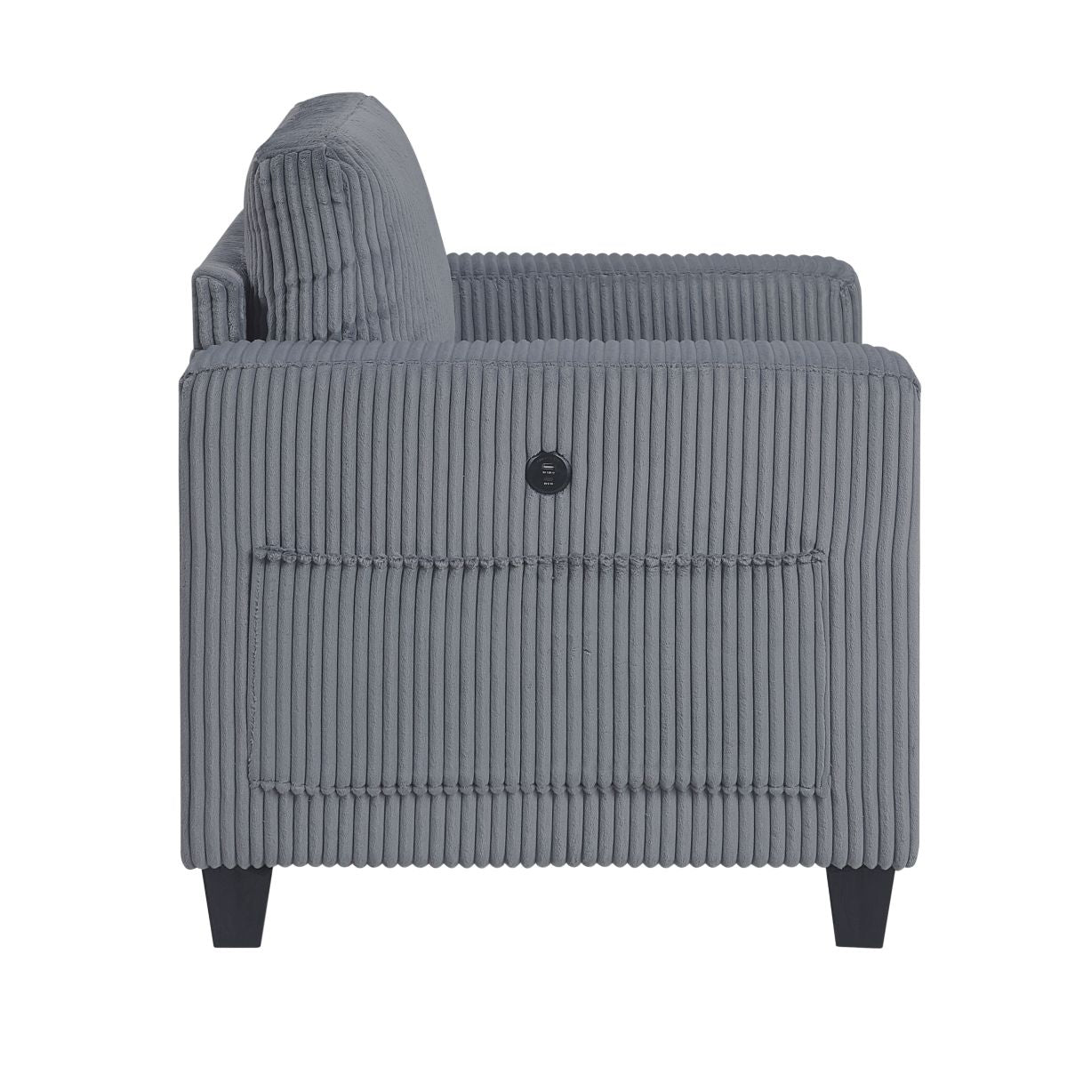 Walterboro - Chair With Storage Pouches And Charging Ports