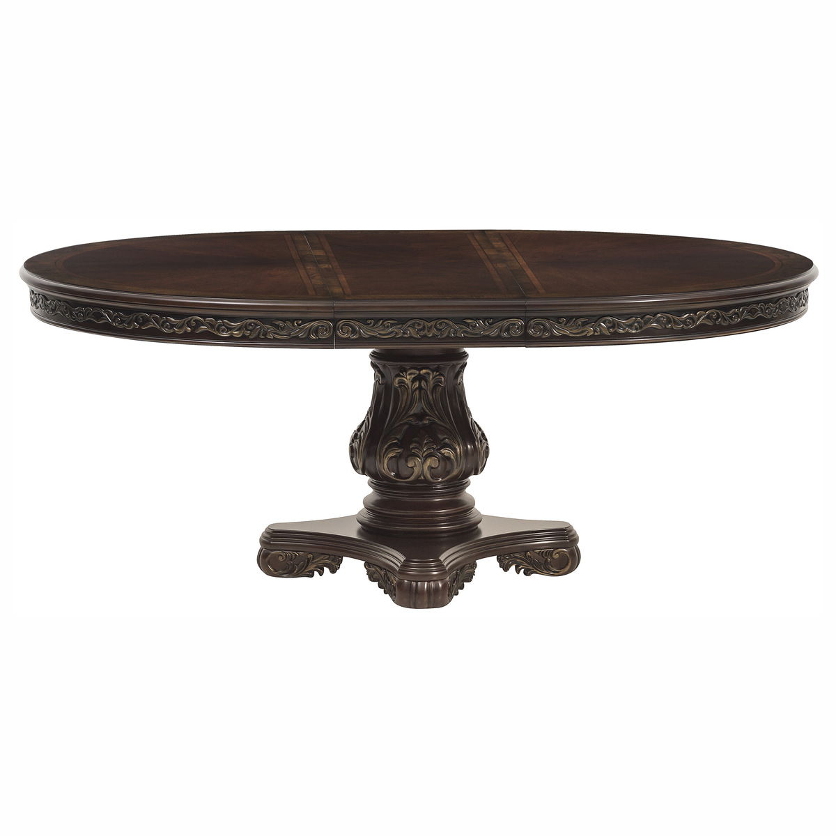 Deryn Park - 5 Piece Set (Round Table & 4 Side Chairs) - Cherry