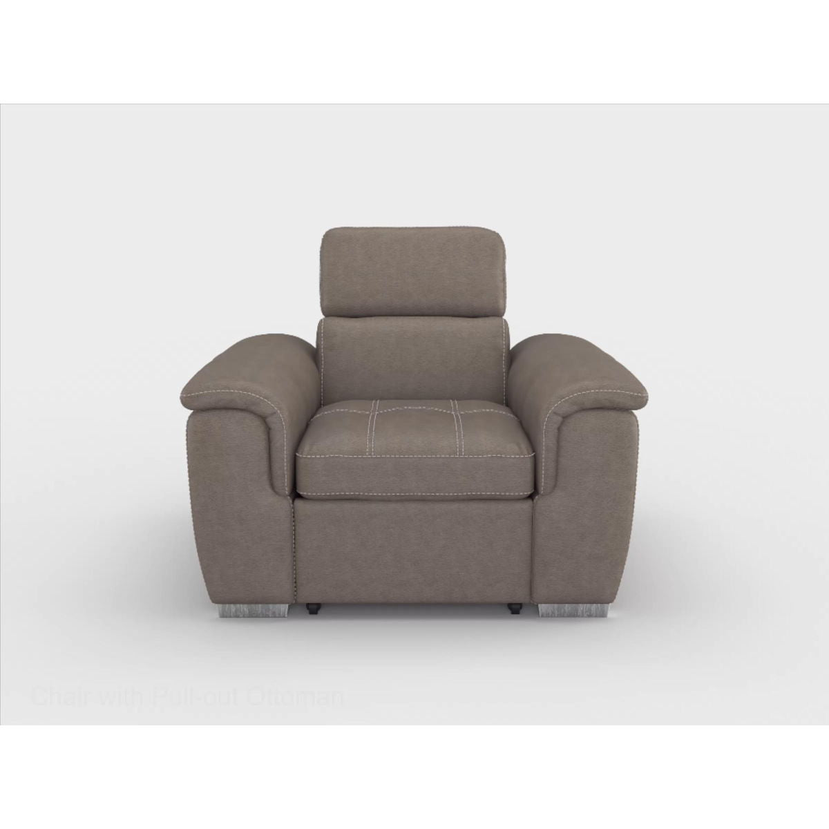 Ferriday - Chair With Pull-Out Ottoman