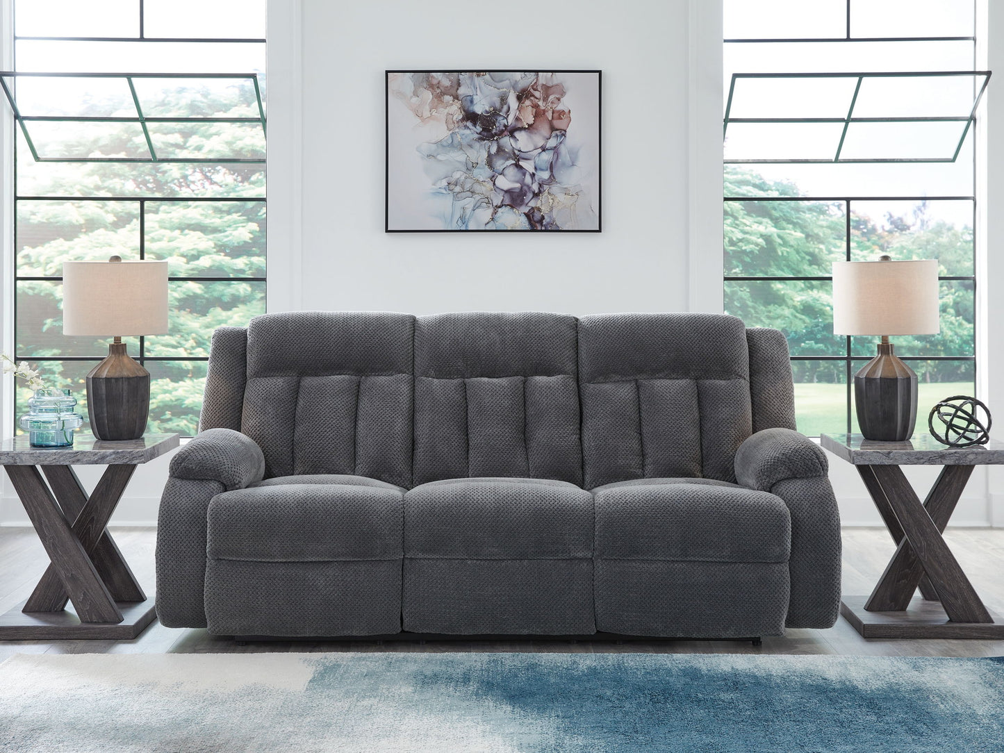 Greely Bend - Power Reclining Sofa Set
