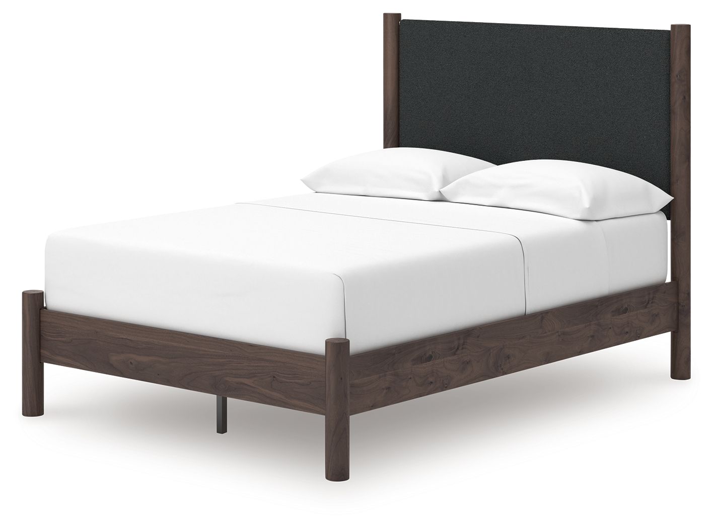 Cadmori - Upholstered Panel Platform Bed