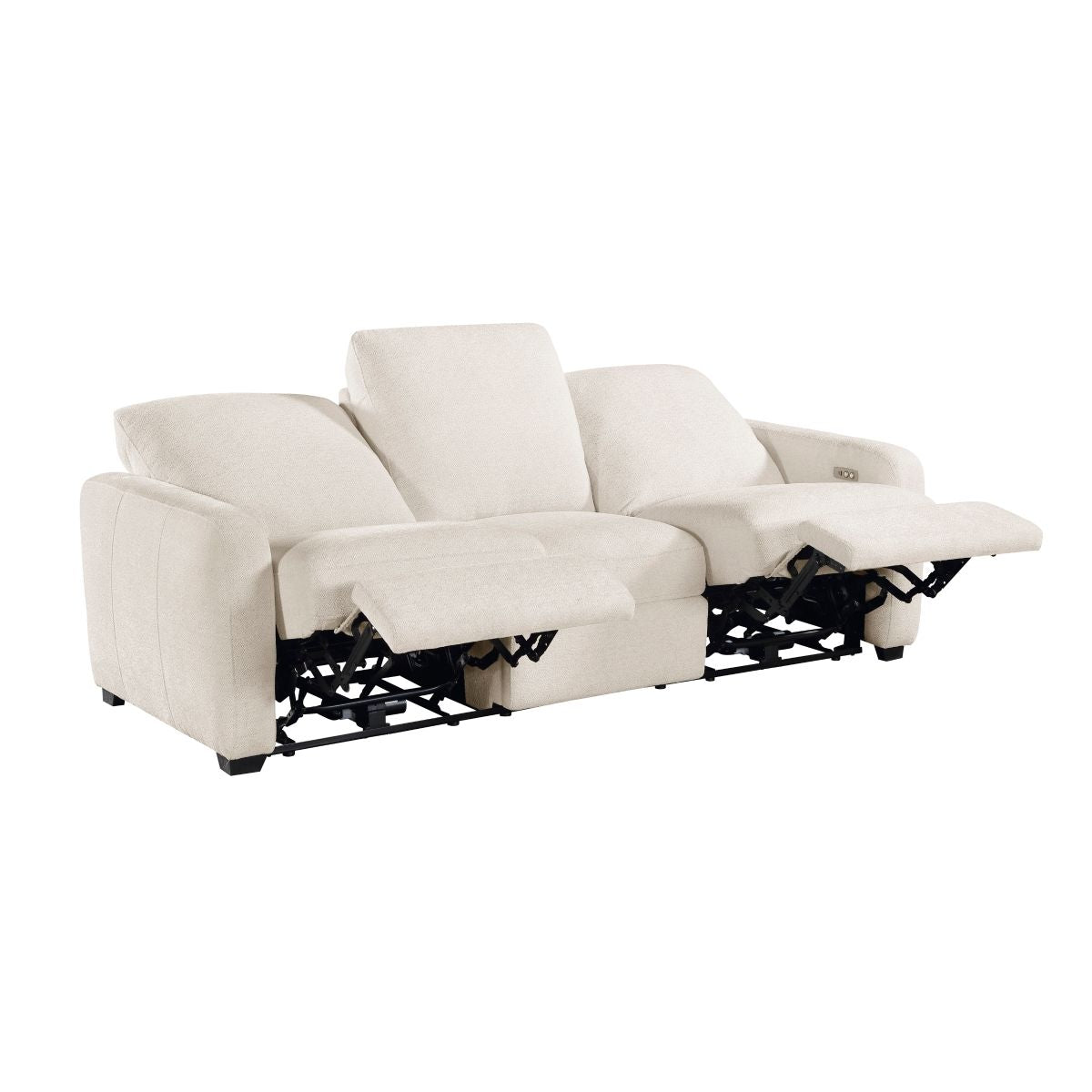 8479 - Power Double Reclining Sofa With USB Charging Ports - Beige