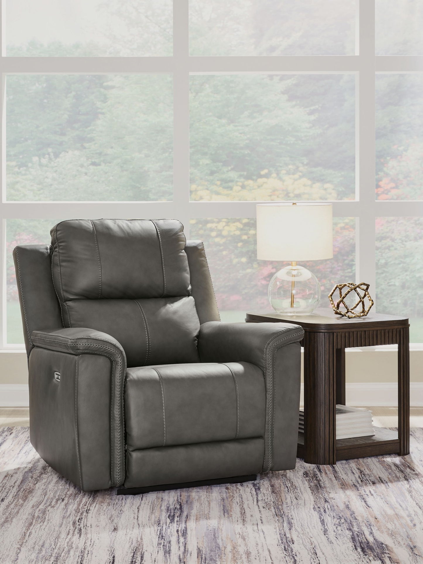 Beryton - Power Recliner With Adjustable Headrest