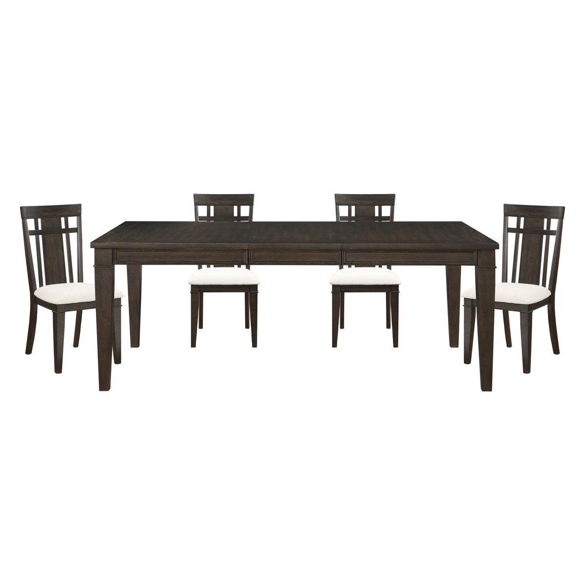 Makah - 5 Piece Dining Room Set (Table & 4 Side Chairs) - Brown