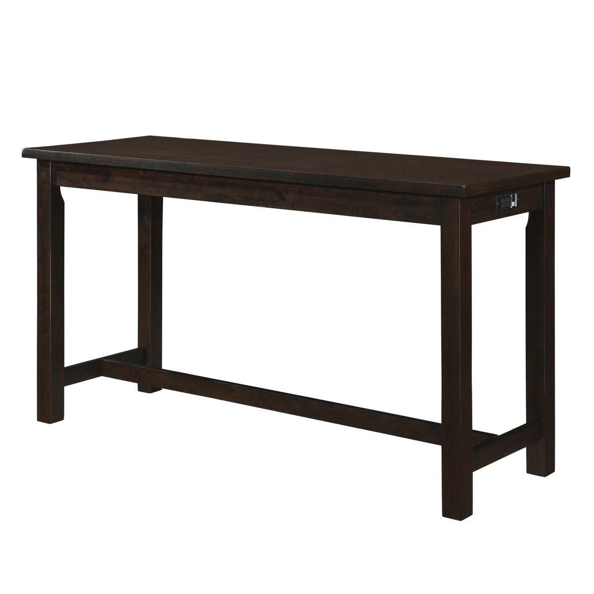Connected - 4 Piece Pack Counter Height Set - Gray / Espresso