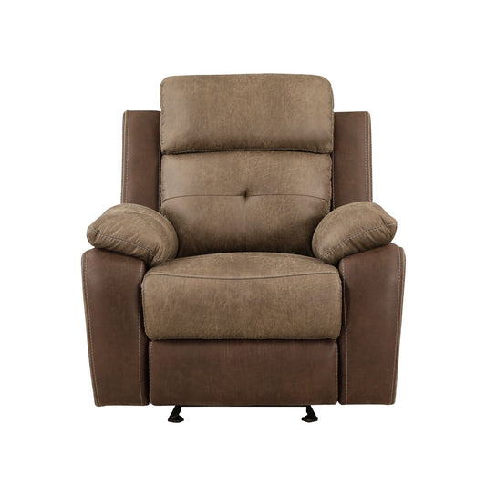 Glendale - Glider Reclining Chair - Brown