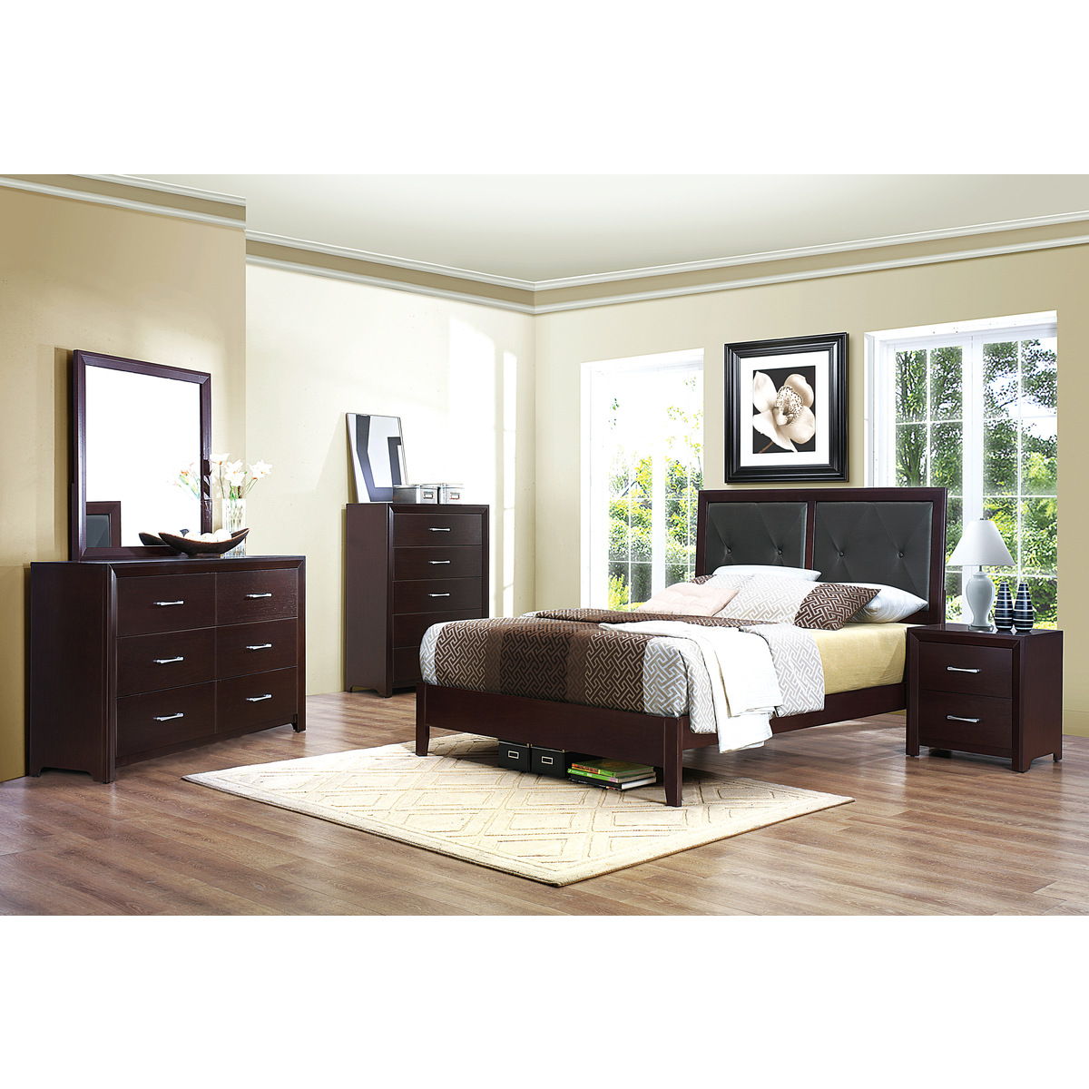 Edina - Nightstand - Espresso
