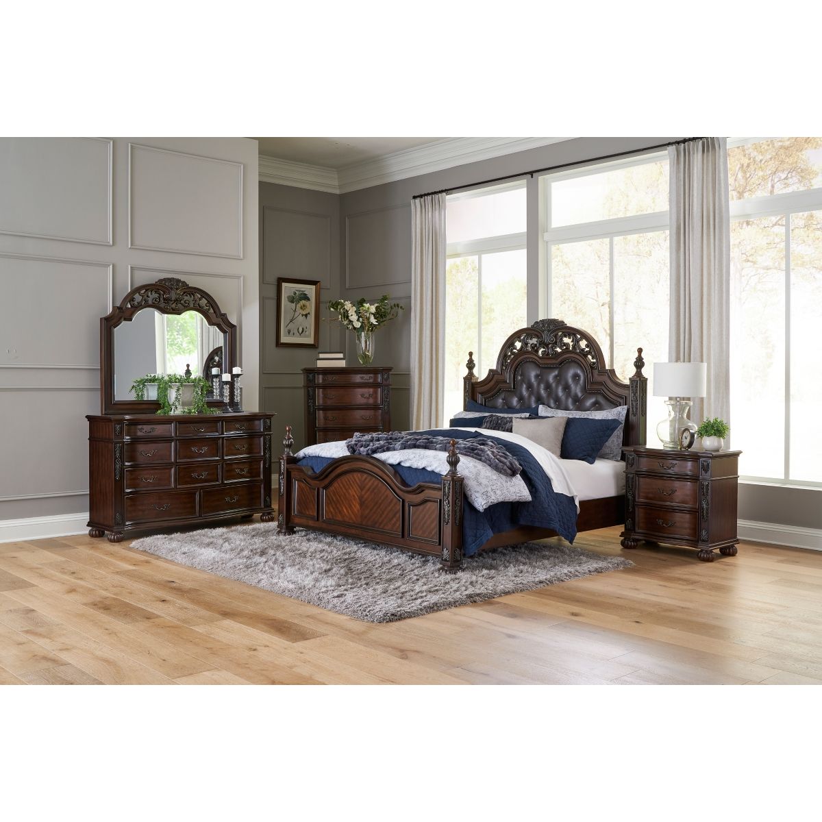 Adelina - Nightstand - Cherry
