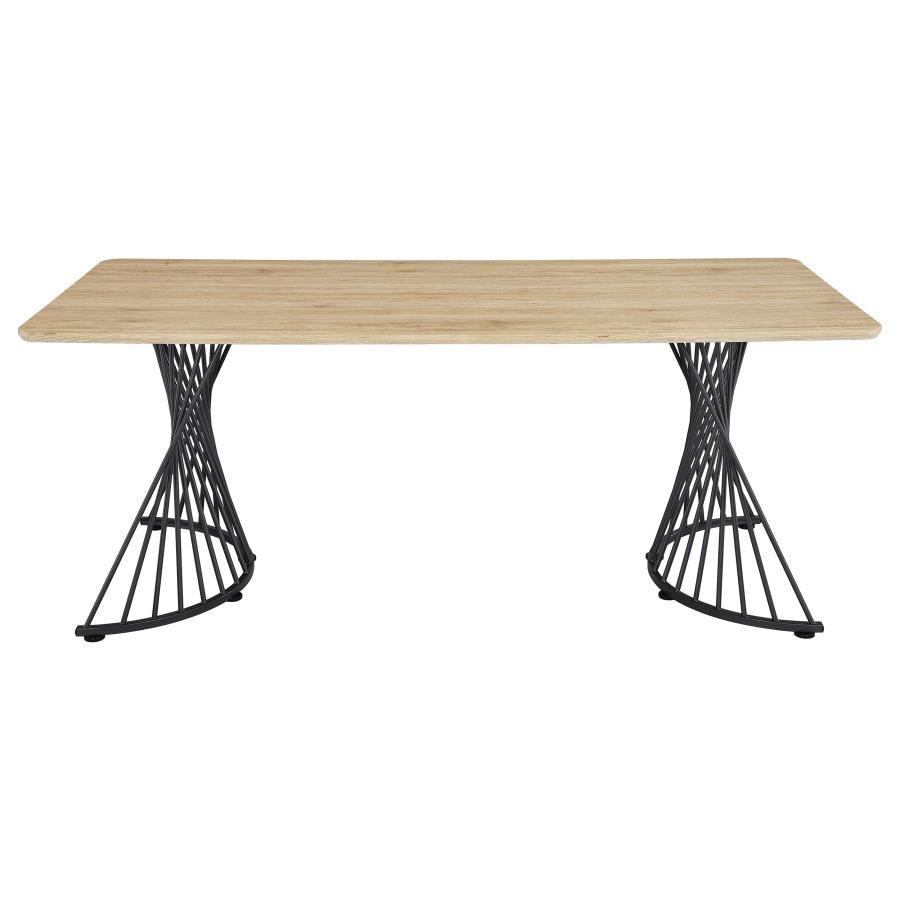 Altus - Composite Wood Dining Table - Natural Oak