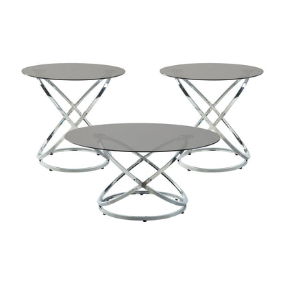 Marion - 3 Piece Pack Occasional Set - Black