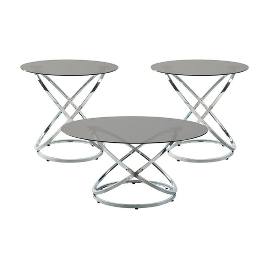 Marion - 3 Piece Pack Occasional Set - Black