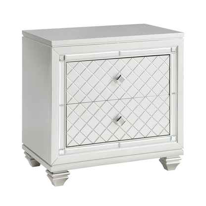 Leesa - Nightstand - Silver