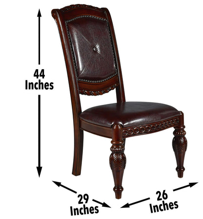 Antoinette - Side Chair (Set of 2) - Dark Brown