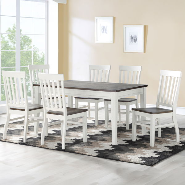 Cyalie - 7 Piece Dining Set - White