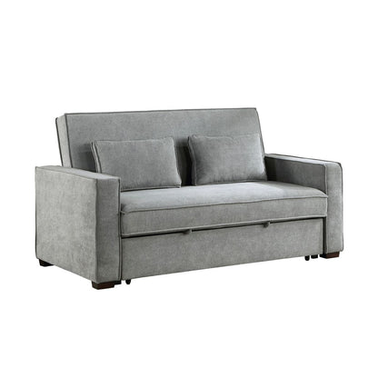 Alta - Convertible Studio Sofa With Pull-Out Bed - Gray