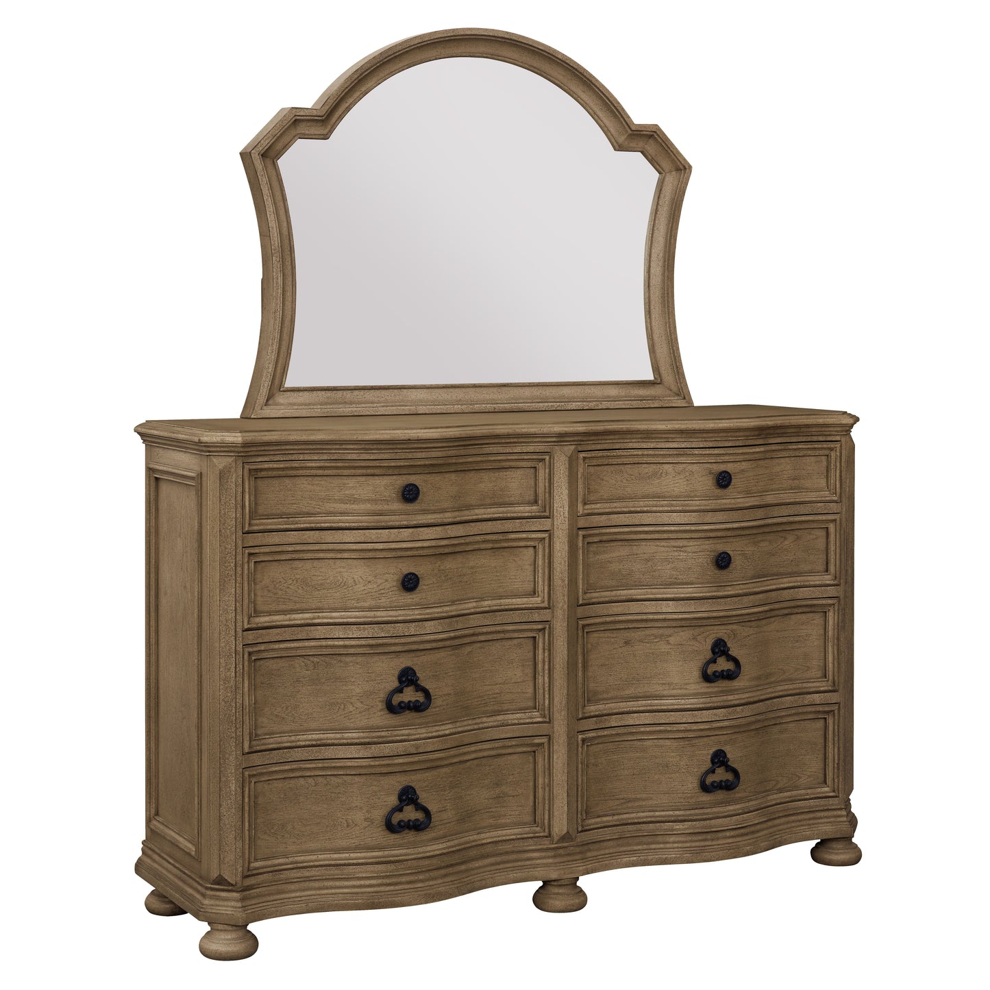 B00216 - Wood Dresser - Pecan