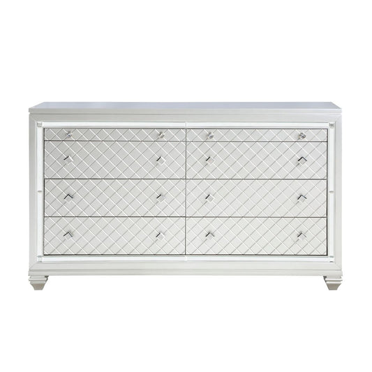 Leesa - Dresser - Silver