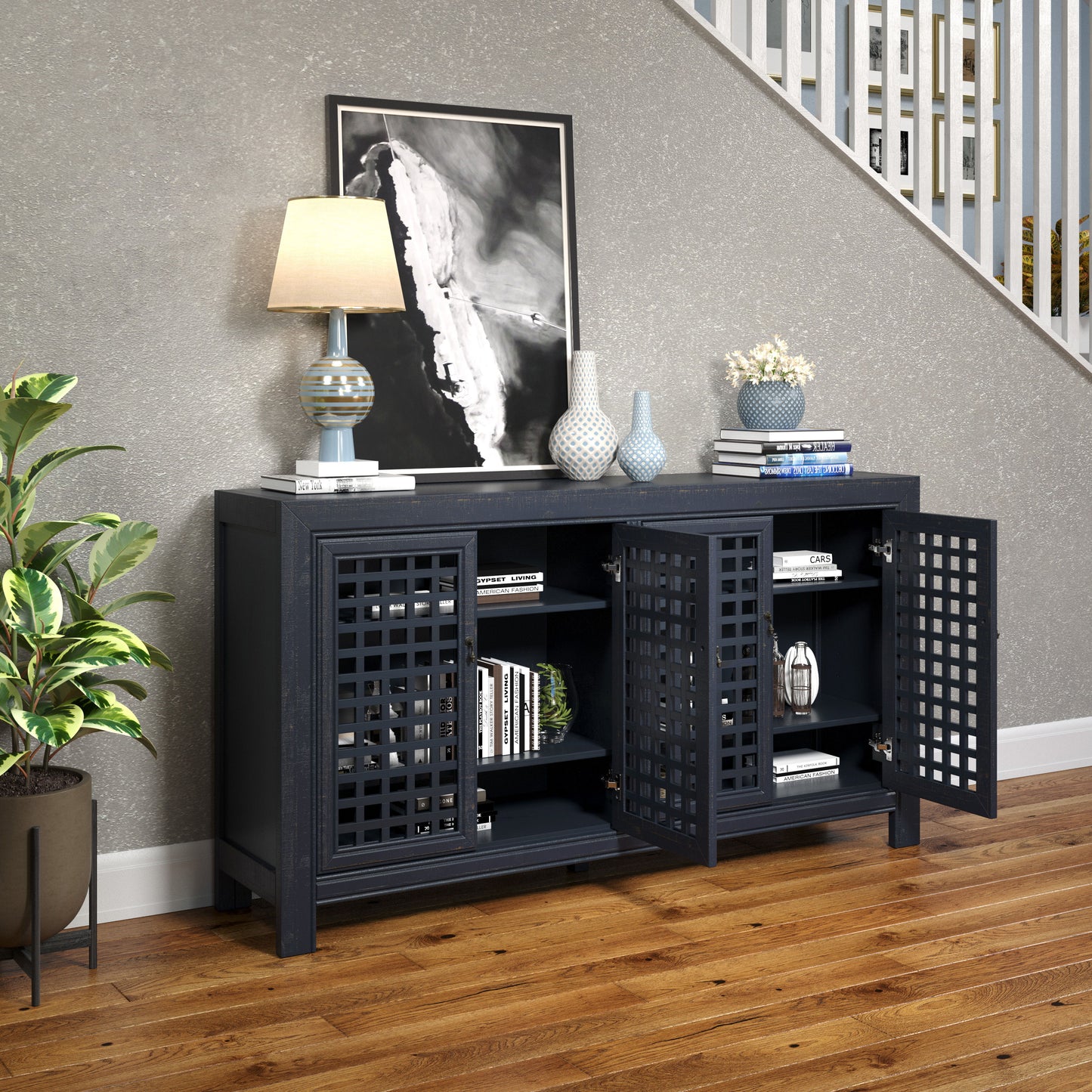 Rio - 4 Door Accent Cabinet