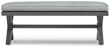 Elite Park - Bench With Cushion - Gray