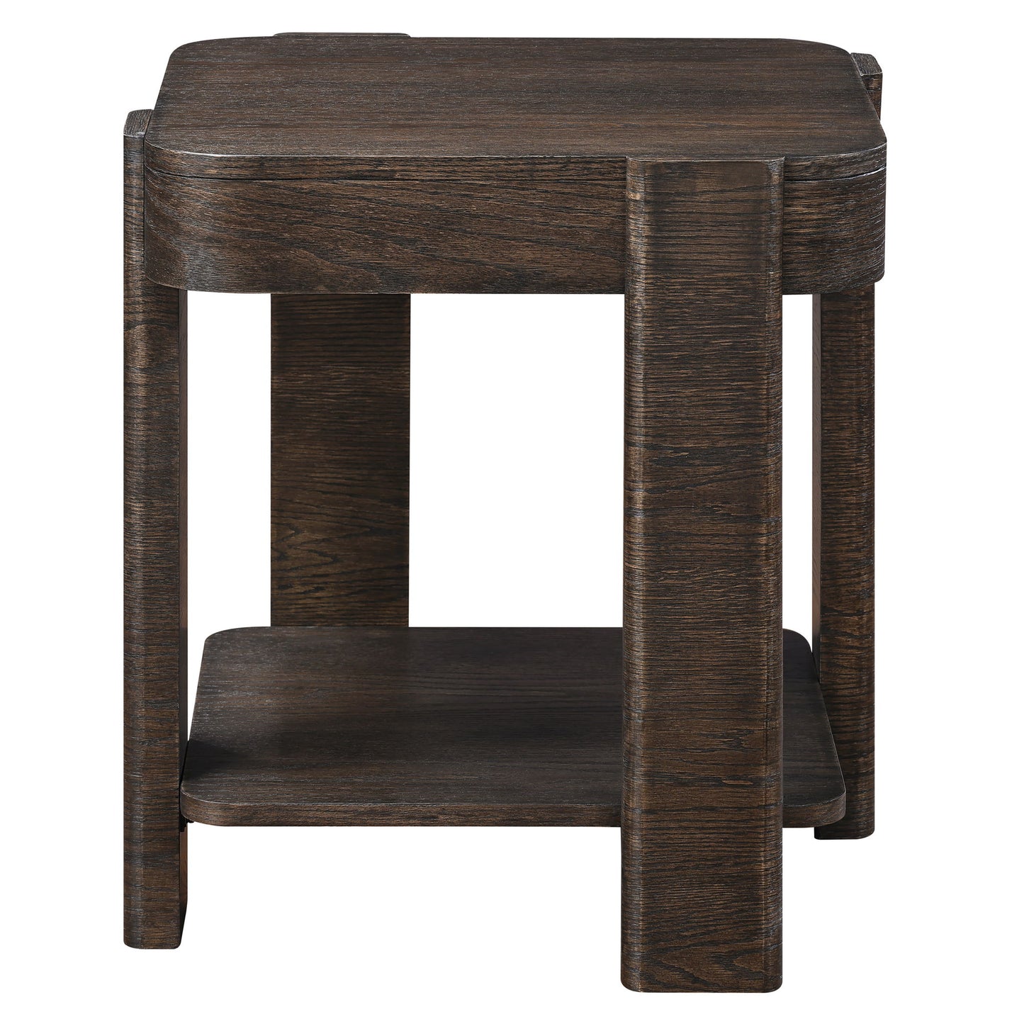 Salina - Square End Table - Espresso