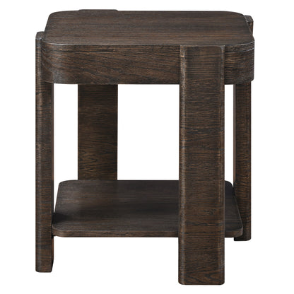 Salina - Square End Table - Espresso