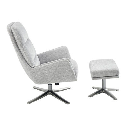 Parker - Swivel Chair With Ottoman
