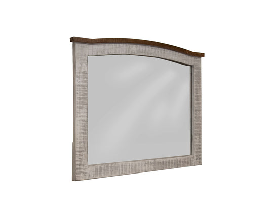 Pueblo Gray - Mirror - Light Gray / Brown