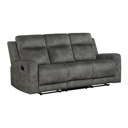 Muncie - Double Reclining Sofa - Brownish Gray