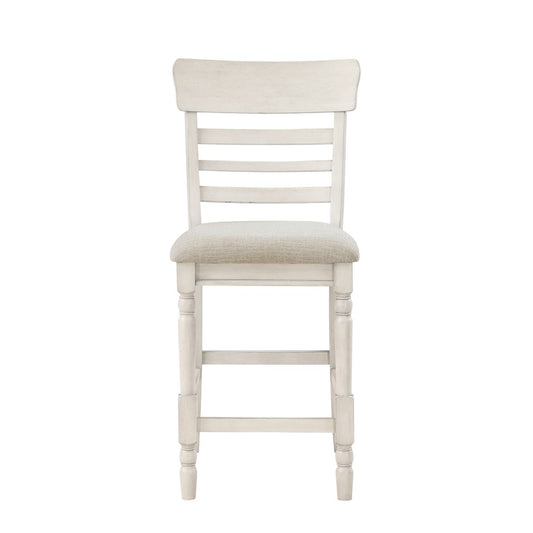 Alburgh - Counter Height Chair (Set of 2) - Light Gray