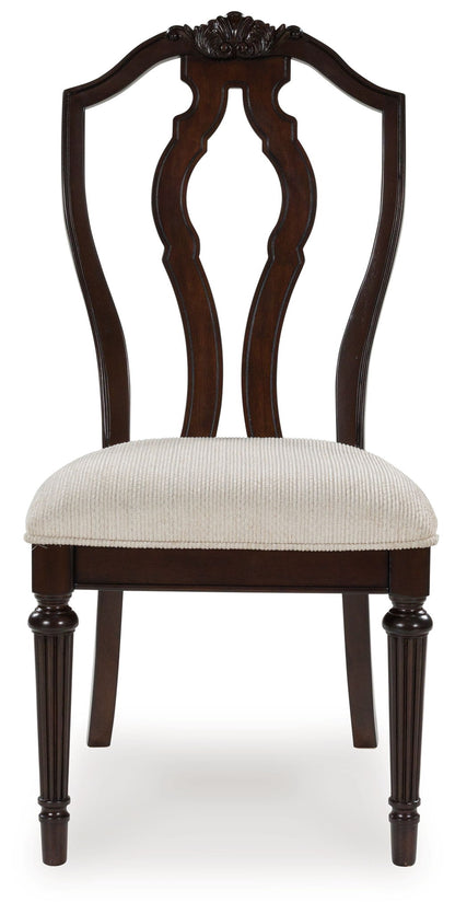 Lavinton - Dining Upholstered Side Chair (Set of 2) - Tan / Brown