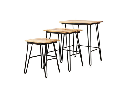 Tristan - Nesting Tables - Light Brown