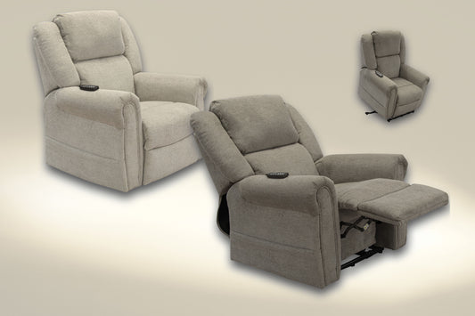 Paradise - Power Lift/Headrest/Lay Flat Recliner With CR3 Heat/Massage