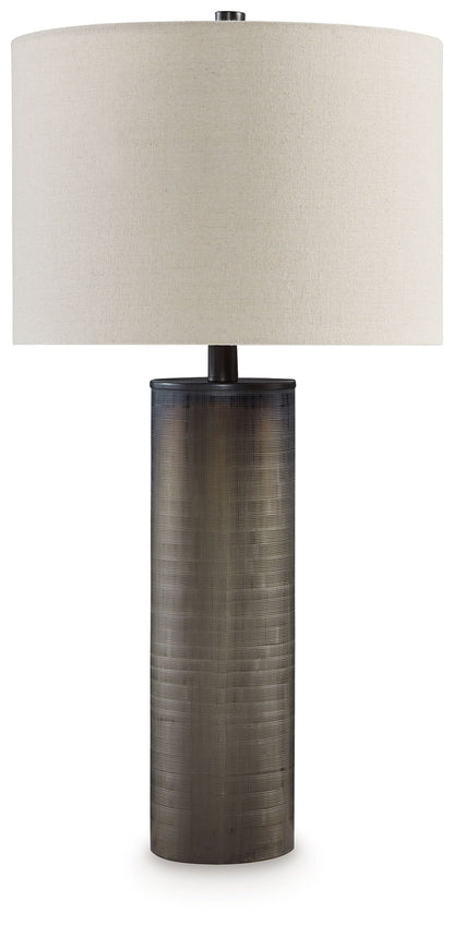 Dingerly - Glass Table Lamp - Brown