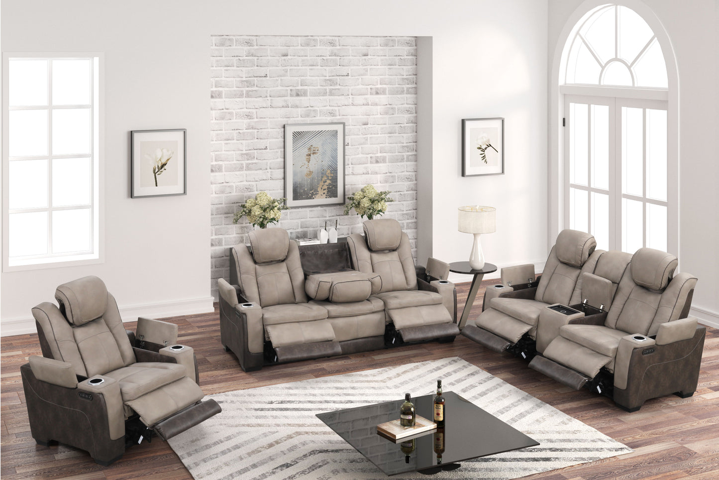 Woodland - 3 Piece Set - Brown