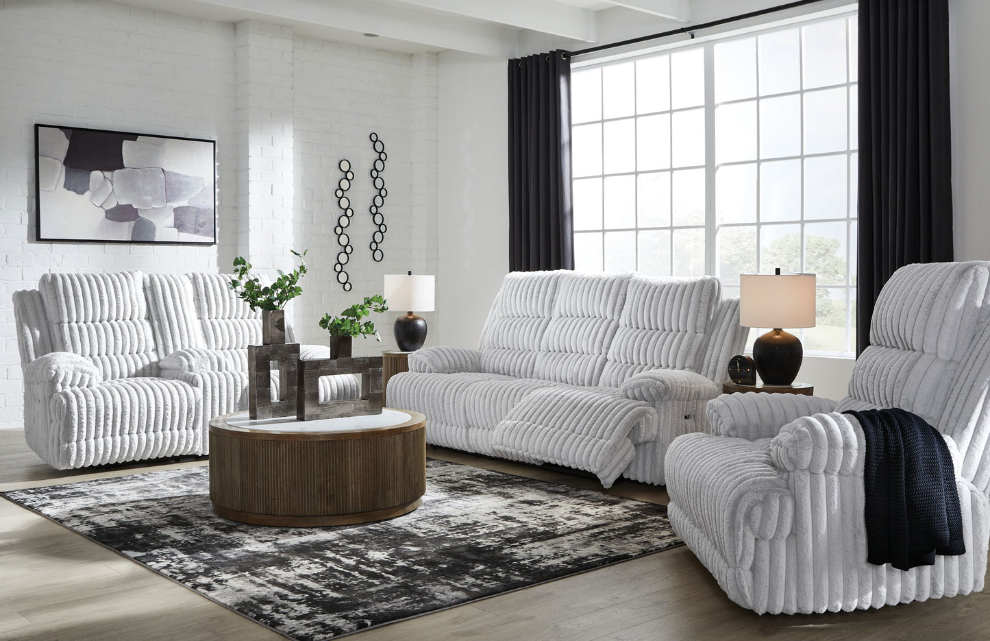 Technique - Reclining Power Sofa Set