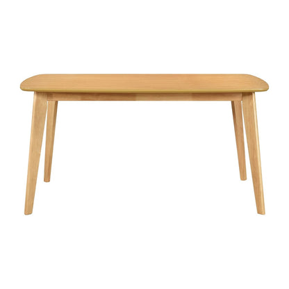 Pratter - 5 Piece Dining Room Set (Table & 4 Side Chairs) - Natural / Oak