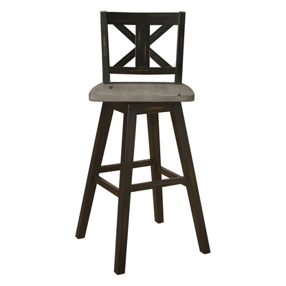 Amsonia - 29" Swivel X-Back Pub Height Chair (Set of 2)