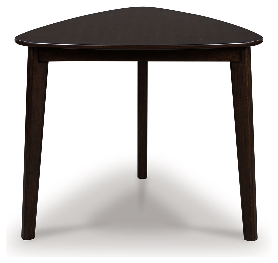 Dantenton - Triangle Dining Room Table - Merlot