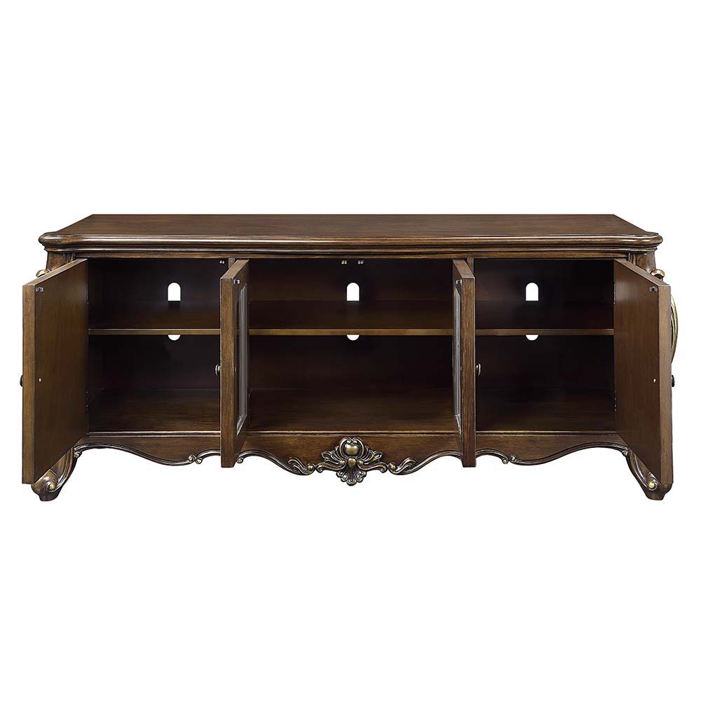 Devayne - TV Stand - Dark Walnut Finish