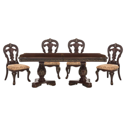 Deryn Park - 5 Piece Set (Table & 4 Side Chairs) - Cherry