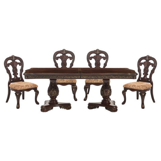 Deryn Park - 5 Piece Set (Table & 4 Side Chairs) - Cherry