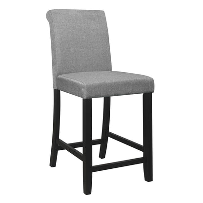 Adina - 5 Piece Dining Room Set (Table & 4 Side Chairs) - Black / Gray