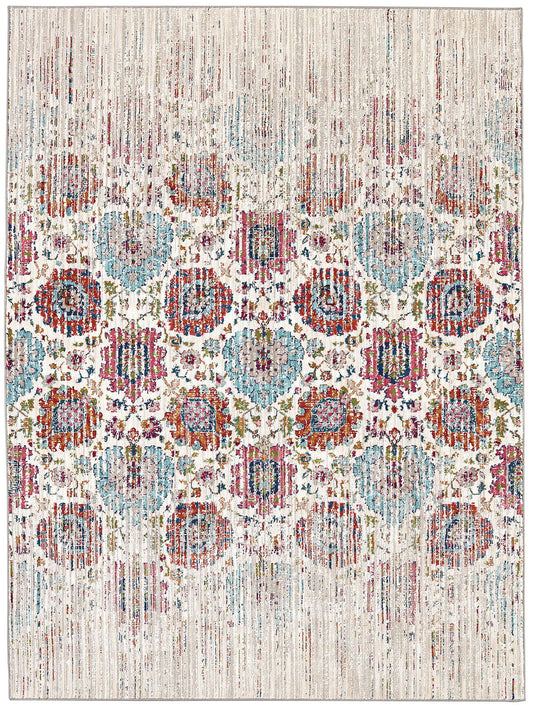 Montijo - 5' x 7' Area Rug - Cluster Multi Fabric